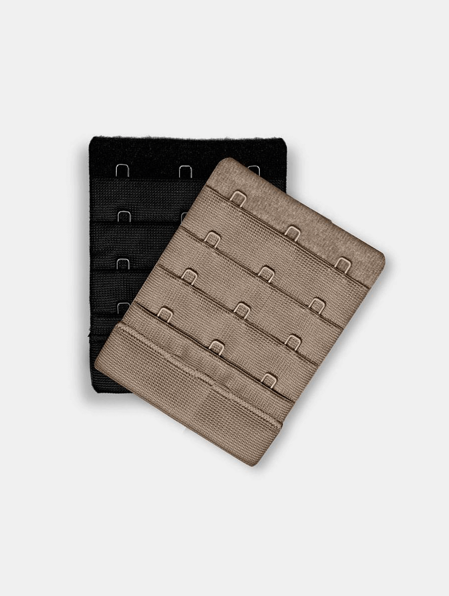 Kit Extensor De Sutiã Camurca Com Preto — foto 1