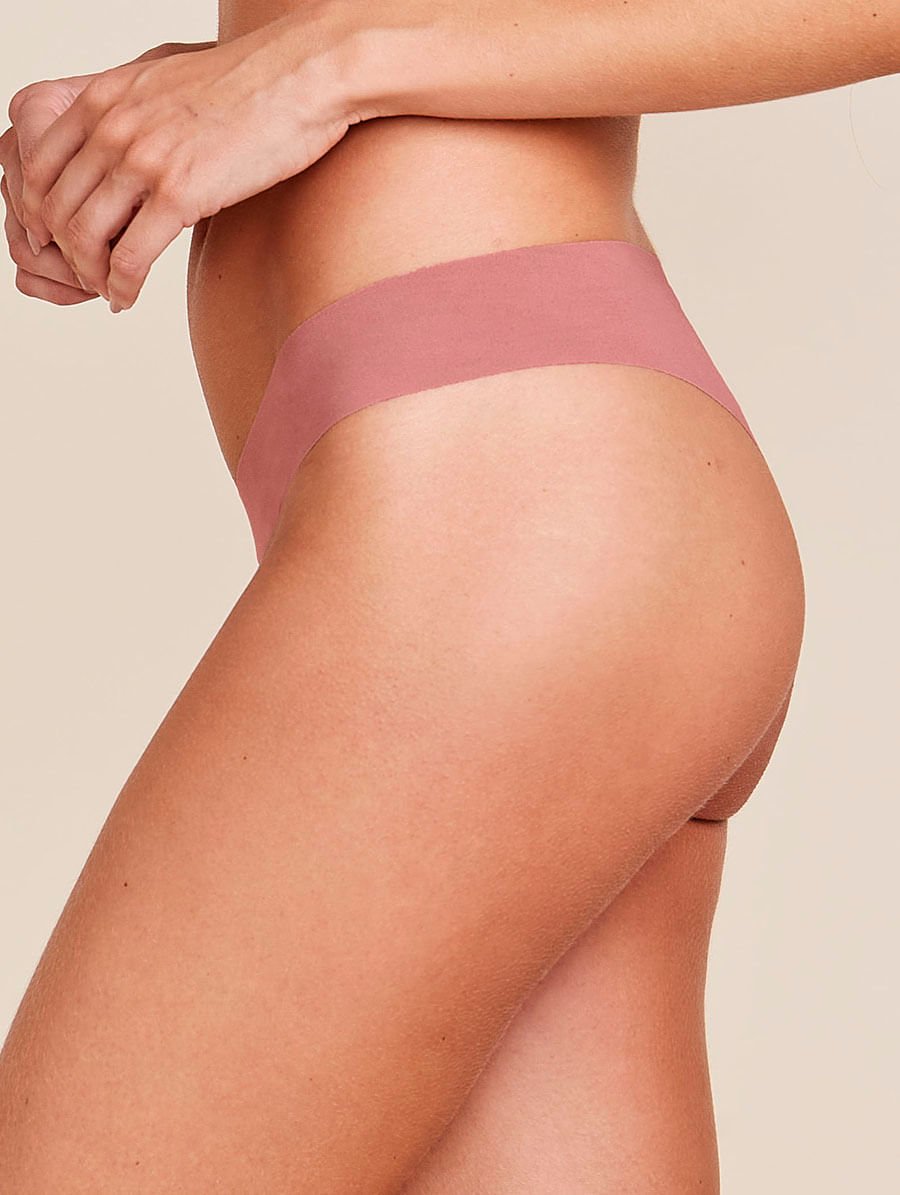 Calcinha Biquíni Em Microfibra Nude Rosa Collant — foto 3