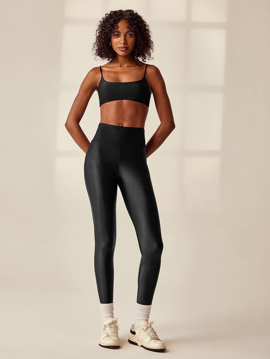 Calça Legging Cirré Preto — foto 1