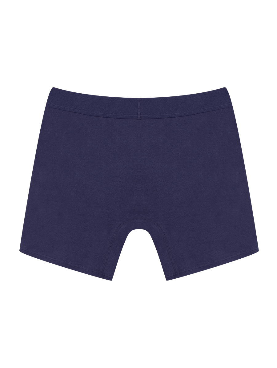Cueca Boxer Em Algodão Azul Marinho Indigo — foto 4