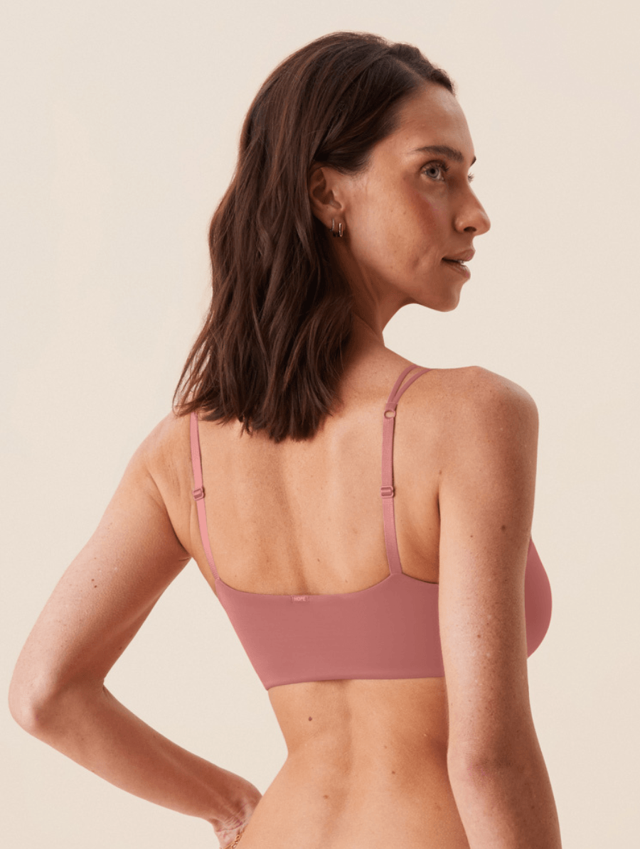 Top Com Bojo Removível Em Microfibra Rosa Collant — foto 2